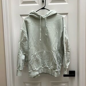 Uniqlo hoodie | Light green oversized hoodie